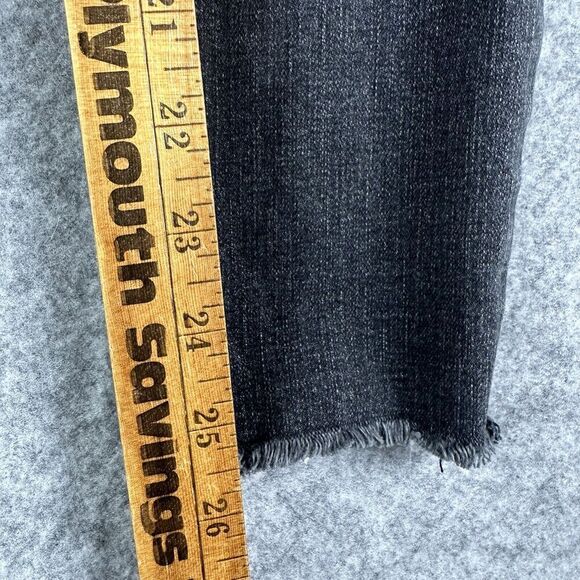 Abercrombie & Fitch Simone High Rise Ankle Jeans Womens 27 Floral Embroidered* - Picture 13 of 16